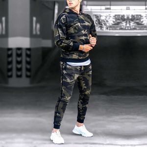 Ropa Deportiva de invierno para hombre, sudadera de camuflaje, chándales estampados de camuflaje - Product Image 1