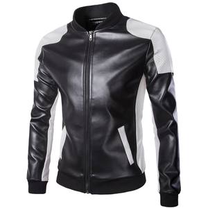 Veste de motard en cuir élégante pour homme, tendance, personnalisé, de haute qualité, vente en gros - Product Image 1