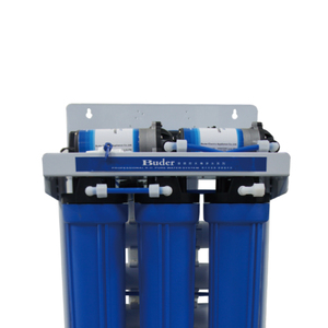 Système de filtration d'eau sous évier Buder RO Commercial 200GPD, filtre à charbon électrique post-filtration, usage hôtelier et domestique, 220V, Taiwan - Product Image 1