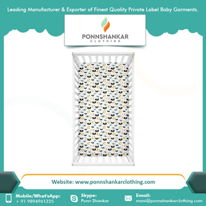 Custom Designs Organic Breathable เด็กติดตั้งแผ่นเปลเด็ก - Product Image 2