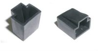 Protectores de Polvo para Conectores RJ45 8P8C (Material HDPE Negro Semitransparente) para Accesorios de Conectores