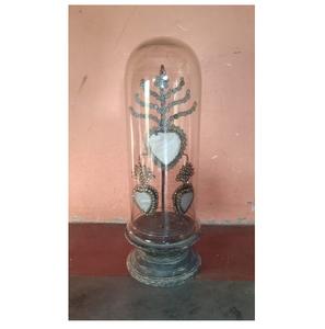 Dôme en verre à trois niveaux en métal et en verre pour la décoration de la maison - Product Image 6