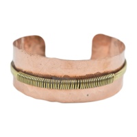 Bracelet en fil de laiton poli pour femme, accessoire de finition en forme de rouleau, Design Antique, accessoire à manchettes, nouveau Look