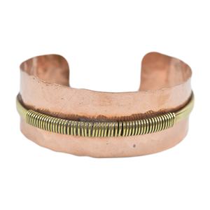 Bracelet en fil de laiton poli pour femme, accessoire de finition en forme de rouleau, Design Antique, accessoire à manchettes, nouveau Look - Product Image 3