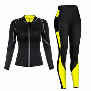 ชุดออกกำลังกายสำหรับผู้หญิงไซส์พิเศษชุดวอร์มผ้าระบายเหงื่อแห้งเร็วระบายอากาศได้ดีสไตล์ใหม่ - Product Image 1