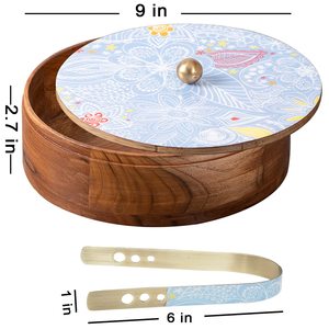 ชามโรตีทำด้วยมือกล่องไม้ออกใหม่ล่าสุดกล่องโรตีทำด้วยมือ - Product Image 2