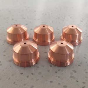 Consommables de découpe plasma <span class=keywords><strong>Trafimet</strong></span> A141/<span class=keywords><strong>A101</strong></span> : Électrode PR0101, Buse PD0101, Capuchon de maintien PC0111, Anneau tourbillonnant PE0101 - Product Image 3