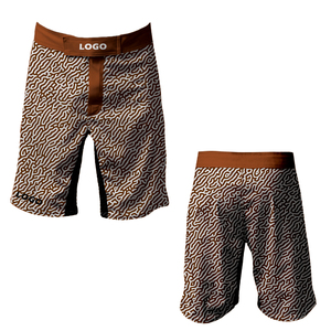 Pantalones cortos de boxeo con estampado personalizado, MMA, para combate, mma - Product Image 4