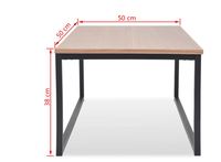 Table basse en bois massif artisanale moderne pour centre commercial, hôtel, bar à domicile et salle de sport - Durable et écologique