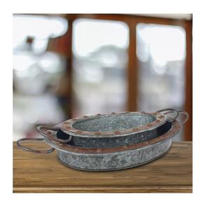 Ensemble de 3 plateaux en métal en forme de citrouille, utilisation de la cuisine à domicile et décoration de Table, plateau de service de Fruits pour le salon - Product Image 4