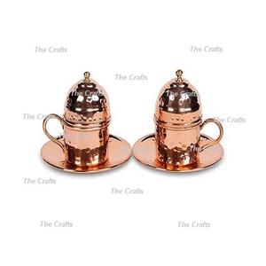 Diseño fabuloso té leche y azúcar olla hervidor hecho a mano cobre juego de té para el hogar Hotel y restaurante uso - Product Image 3