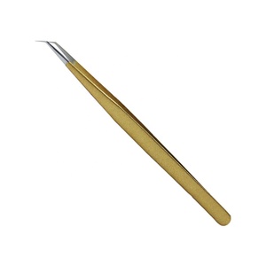 Pince à épiler Volume multifonction à pointe oblique de marque privée Extension de cils Ensemble de pinces à cils en acier inoxydable Outil de maquillage - Product Image 1