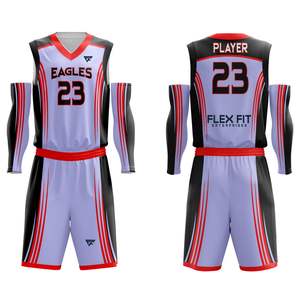 Camiseta de baloncesto de diseño personalizado con impresión de sublimación de equipo de etiqueta privada para hombres, uniforme de baloncesto al por mayor - Product Image 5