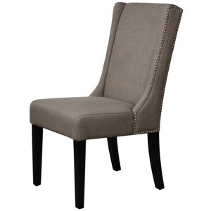 Chaise de salle à manger en bois massif de style moderne du milieu du siècle, confortable, pour la maison et la cuisine - Product Image 2