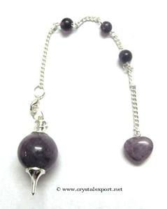 With Best Quality of Amethyst Tear Drop Pendulums : Amethyst Tear Drop Pendulums for Sale - Product Image 1