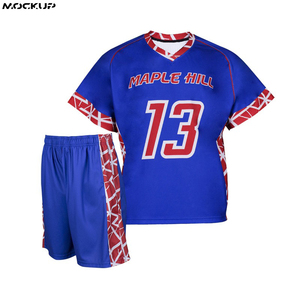 Ensemble d'uniformes de crosse sur mesure vêtements de l'équipe imprimés par sublimation short en jersey de sport pour hommes jeunes - Product Image 3
