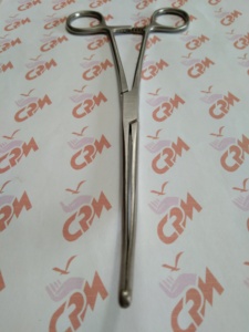 คีมจับเนื้อเยื่อคุณภาพสูง Doyen Clamp Forceps แบบโค้ง ทำจากเหล็กกล้าไร้สนิม สำหรับการผ่าตัด ใช้ในทางการแพทย์ สำหรับมืออาชีพ - Product Image 2