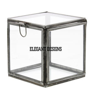 Joyero de Metal de tamaño pequeño exclusivo, caja de joyería al por mayor de diseño clásico de forma cuadrada, elegante caja de Joyería Moderna - Product Image 6