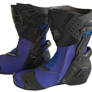 Bottes de moto d'hiver unisexes de qualité supérieure Keven Impex en cuir véritable, taille plus, imperméables, respirantes et coupe-vent - Product Image 1