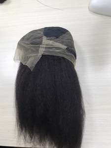 Peluca de cabello humano con encaje Frontal, pelo Remy virgen transparente, alta calidad, precio al por mayor - Product Image 5