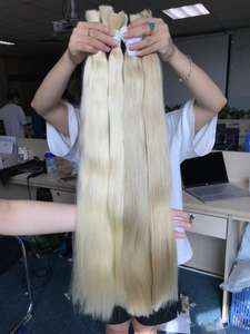 Extensiones de Cabello Remy Camboyano Virgen de Alta Calidad, Alineadas con la Cutícula, Cabello Crudo al Por Mayor, Trama Doble a Máquina, Estilos Ondulados Lisos y Sedosos - Product Image 3