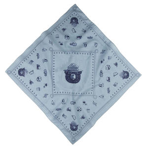 Custom <b>Designed</b> Logo Cotton Summer <b>Bandanas</b> Multi-Color Square Print Excellent Service Small Decorations - Product Image 5