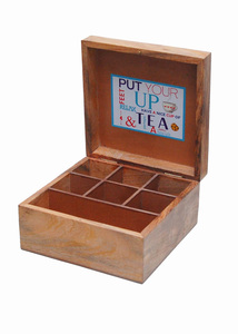 Organisateur de sachets de thé boîte en bois pour hôtels et restaurants/sachets de thé boîte en papier organisateur de sachets de thé en bois boîtes d'hôtel tables bar maison - Product Image 4