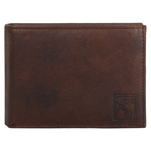 กระเป๋าใส่บัตรหนังแท้สไตล์วินเทจ หนังวัวแท้คุณภาพสูง กระเป๋าสตางค์แบบสั้นเรียบง่าย พกพาสะดวกสำหรับผู้ชายและผู้หญิง - Product Image 1