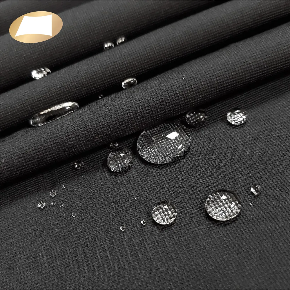 Waterproof 88 polyester 12 spandex high stretch woven DWR fabric for trousers