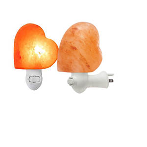 Sian Enterprises' Cylinder Design Heart Crystal Decor La lampe au sel de l'Himalaya crée une atmosphère sereine pour la décoration de la maison - Product Image 5