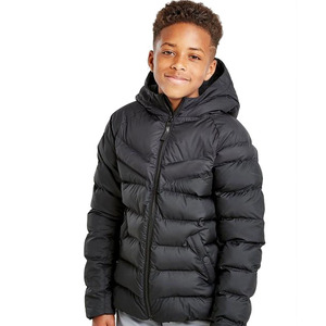 Custom Youth Winter Puffer Jacket OEM Children Hooded Puffer Jacket Warm Quilted Winter Jacket Lightweight Insulated Outerwear - Product Image 5
