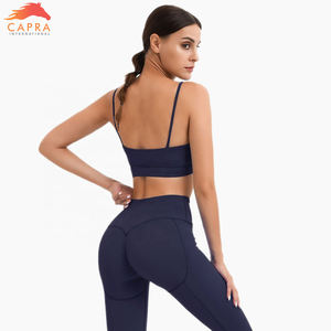 2025 nouvelle arrivée en gros mode cravate teinture Sport soutien-gorge et Legging athlétique Yoga ensemble femmes actif de haute qualité Logo personnalisé porter ensemble - Product Image 5