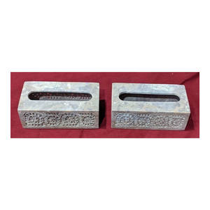 Hecho a mano tallado esteatita tejido caja para venta al por mayor - Product Image 1