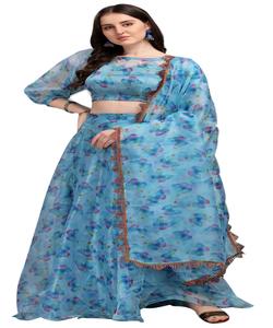 Vente en gros Prix le plus bas Designer coloré brodé travail manuel Lehenga Choli avec chemisier traditionnel personnalisé vêtements en gros ethnique - Product Image 6