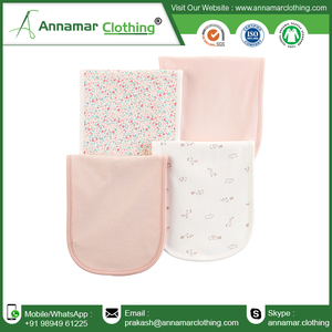 Best-seller en ligne Chiffon à burp bio en mousseline pour bébé Lot de 5 pack de 12 Chiffon à burp personnalisé de couleurs différentes pour bébé unisexe - Product Image 3