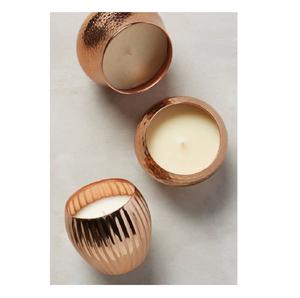 Pot de thé forme cuivre cire bougie pot or Rose haute qualité bougie parfumée conteneur élégant maison Occasion décoration - Product Image 2