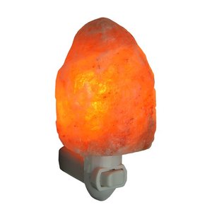 <b>Himalayan</b> <b>Salt</b> <b>Lamp</b> Night Light Natural Shape Organic Material Eco-Friendly Handmade USA/<b>UK</b> Plug Improve Health Air Purifier - Product Image 3