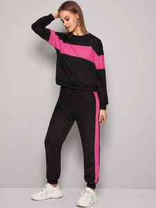 Ensembles à capuche 2021 pour femmes Maternité Survêtement de gymnastique écologique pour l'hiver Ensemble de survêtement de jogging - Product Image 4
