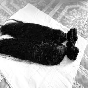 Bundles d'extension de cheveux indiens vierges de haute qualité bouclés noirs naturels avec cuticule alignée DHL FedEx expédition STYLE D'ONDE NATURELLE - Product Image 1