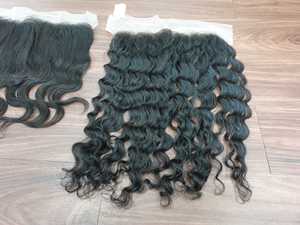 ผมต่อแท้ 100% เรมี่ฮิวแมนแฮร์ เวียดนาม คุณภาพสูง บางพิเศษ HD Lace Closure Frontal ลอนธรรมชาติ - Product Image 4