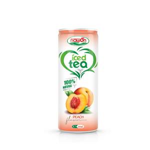 320ml NAWON Icedtea Mango Flavor Can Tinned Orange Can Packing Health 100 Natural <b>Tea</b> - Product Image 4