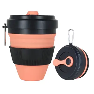 450Ml New Creative Folding Coffee Cup Outdoor Portable Retractable Folding Water Cup