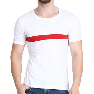 Camisetas Deportivas de Manga Corta Lisas de Secado Rápido para Sublimación, de Algodón/Poliéster, al por Mayor - Product Image 1