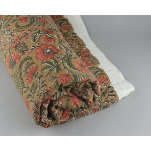 Tela de algodón con estampado de bloque de mano indio, Material orgánico ligero para hacer vestidos de verano para camisas, bolsas, fundas, juguetes para niños - Product Image 3