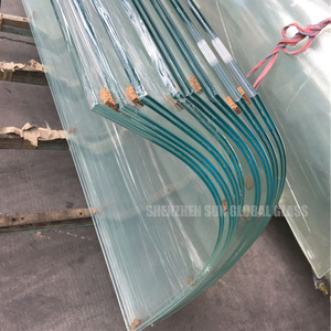 Verre laminé incurvé de 17,52 mm 8 1,52 8 ESG clair faible teneur en fer film PVB SGP verre intercalaire trempé <span class=keywords><strong>prix</strong></span> au mètre carré - Product Image 5