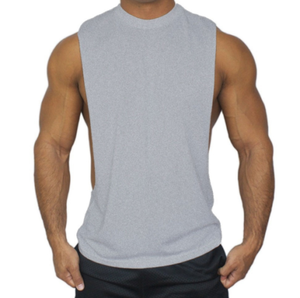 Custom LOGO Printing <b>Men</b> Blank Tank Top <b>Men</b> Plain 95% Cotton 5% Spandex Gym Muscle Bodybuilding <b>Stringer</b> <b>Vests</b> <b>Men</b> Fitness Wear - Product Image 5