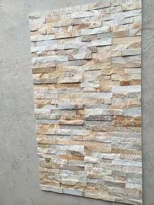 Ardoise jaune étoilée panneau de mur extérieur en <span class=keywords><strong>pierre</strong></span> de culture - Product Image 2