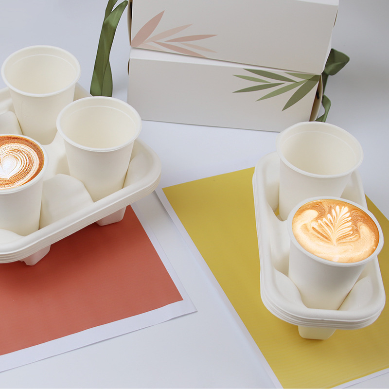 For Hot Drink Biodegradable Unbleached Sip Disposable Coffee Water 80mm 90mm Lid Compostable Cup Cover