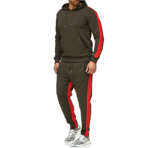 Survêtement de fitness unisexe en coton de haute qualité Survêtement de jogging grande taille pour hommes Broderie personnalisée Motif solide Logo imprimé personnalisé - Product Image 2