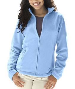 Veste polaire d'hiver pour femme avec fermeture éclair intégrale et col montant, légère et chaude, service OEM disponible - Product Image 2